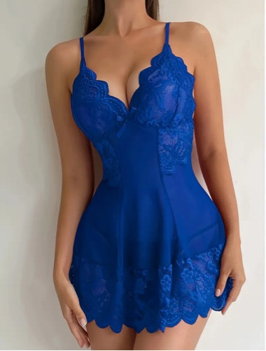 Imagen 1 de Babydoll azul rey M