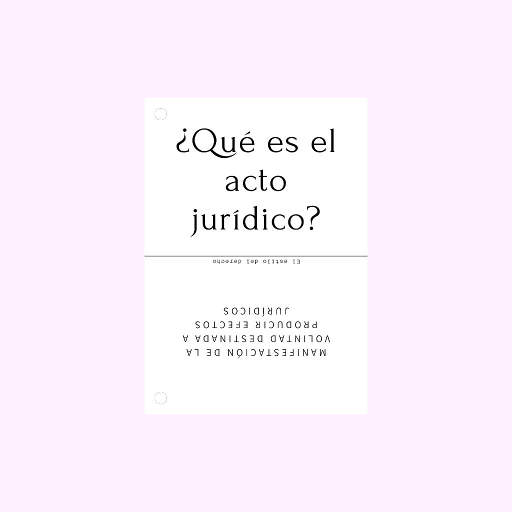 Imagen 1 de Flashcards de acto jurídico