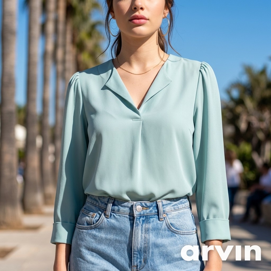 Imagen 1 de Blusa manga 3/4