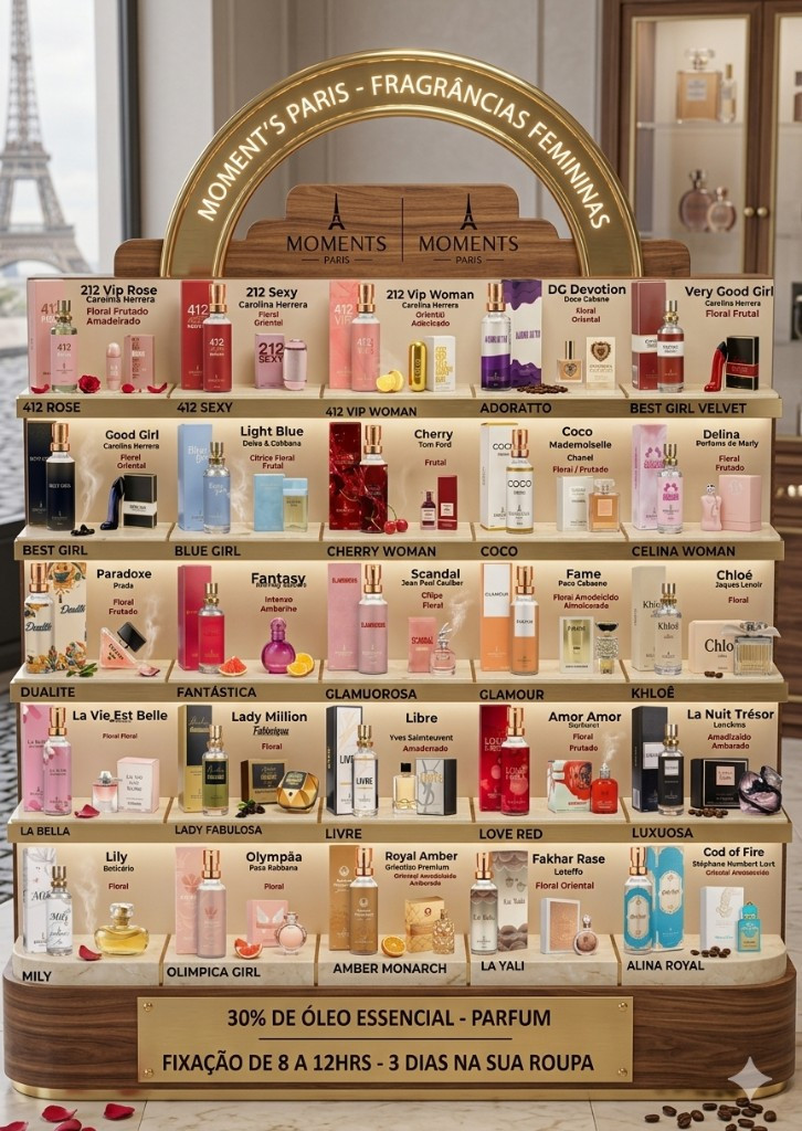 Imagem 1 de * Moment's Paris - Perfume Feminino 15ml