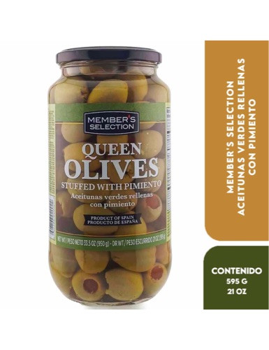 Imagen 1 de Aceitunas verdes rellenas con pimentón