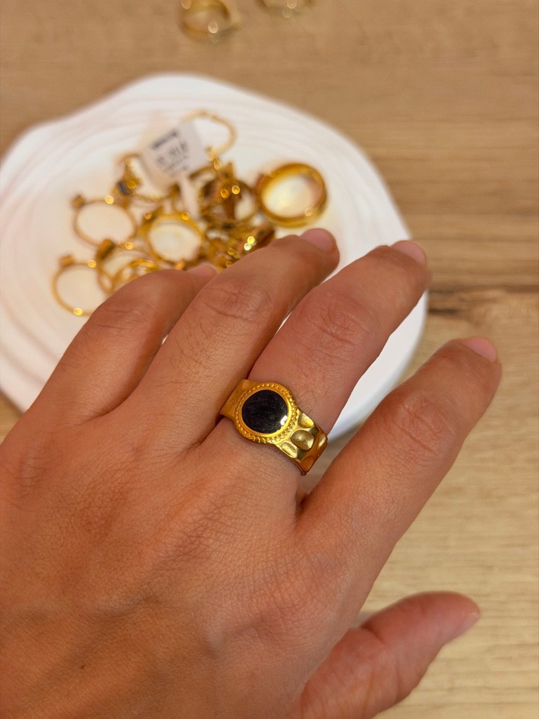 Imagen 1 de Anillo círculo negro