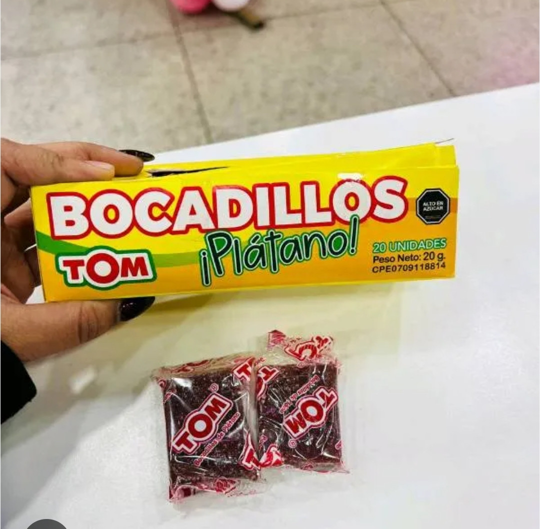 Imagen 1 de Tom bocadillo platano 20gr x 20und