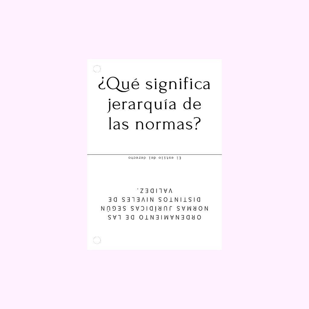 Imagen 1 de Flashcards de jerarquía de las normas según kelsen