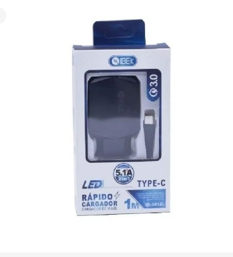 Imagen 1 de CARGADOR IBEK TIPO C 5.1A