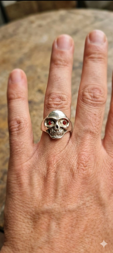 Imagen 1 de Anillo de Acero Inoxidable (Calavera #2)