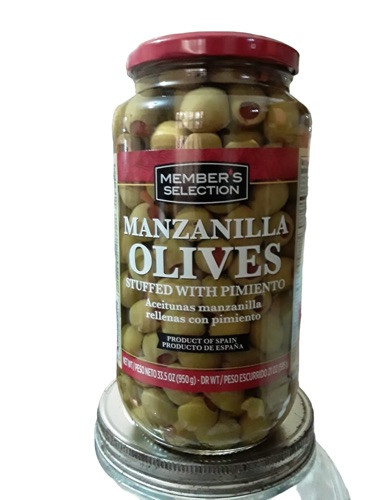 Imagen 1 de Aceitunas manzanilla rellenas con pimentón