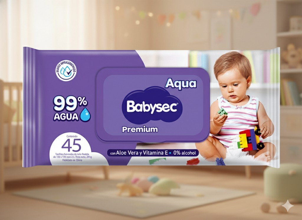 Imagen 1 de BABYSEC AQUA 99% 45U