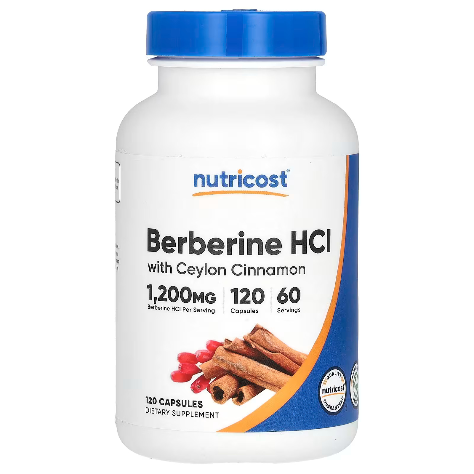 Imagen 1 de Berberina 1200 mg, 120 cápsulas