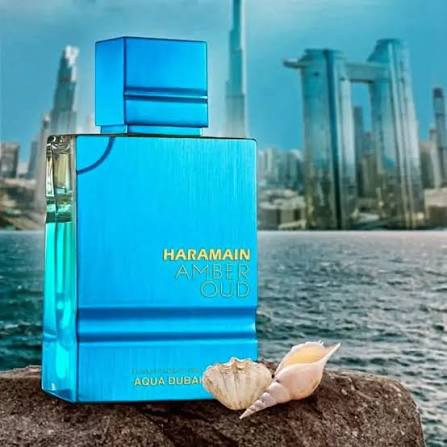 Imagen 1 de Al haramain  amber oud Aqua dubai 60ml