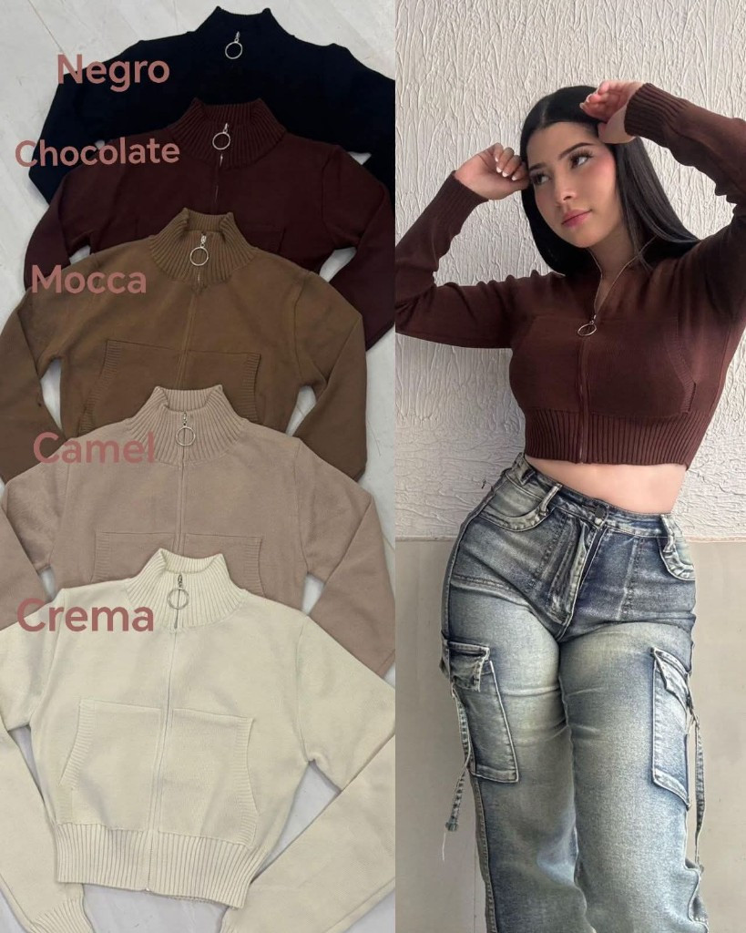 Imagen 1 de Chaleco crop rosalia