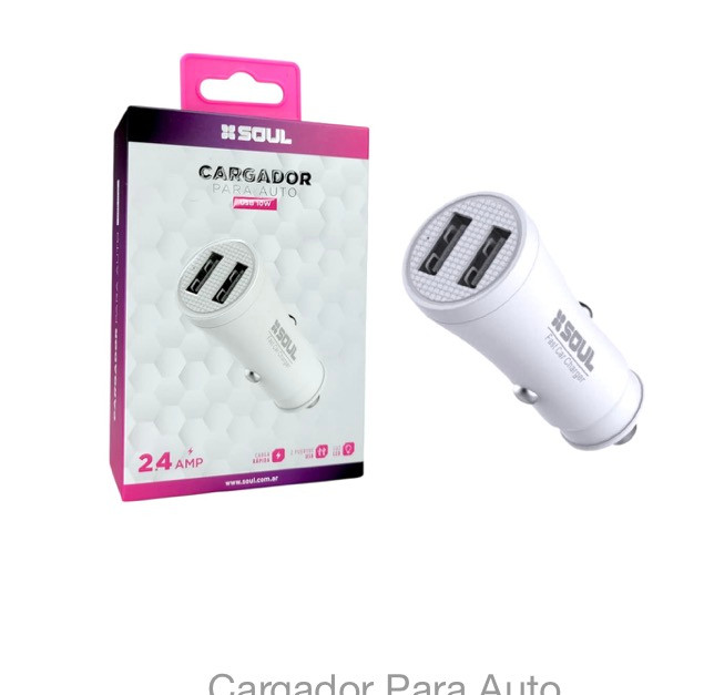 Imagen 1 de Cabezal para auto 2 usb  2.4