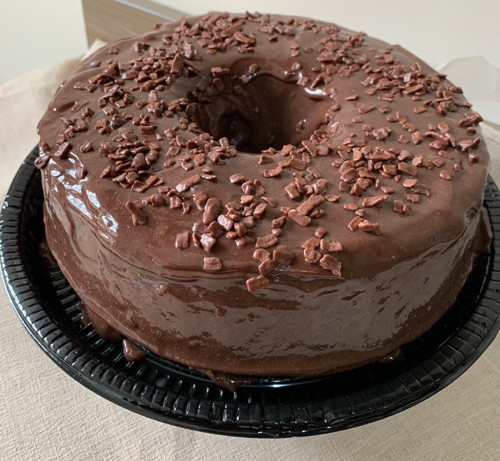 Imagem 1 de Bolo de cenoura com chocolate