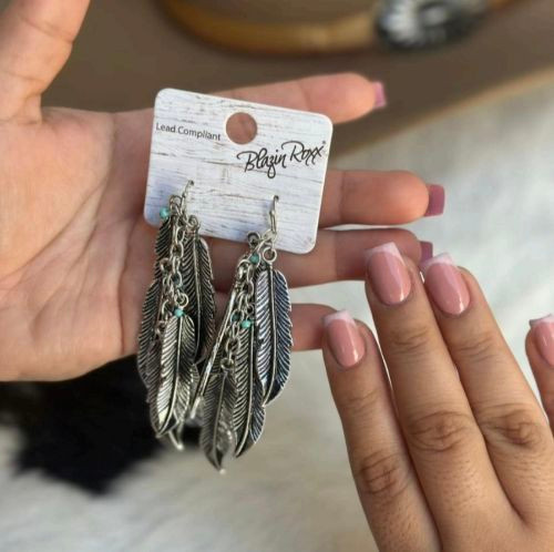 Imagen 1 de Aretes Plumas