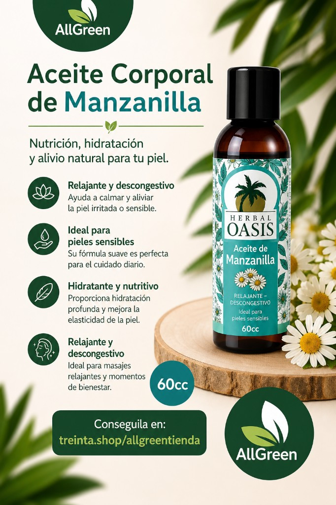 Imagen 1 de Aceite corporal de manzanilla x60cc
