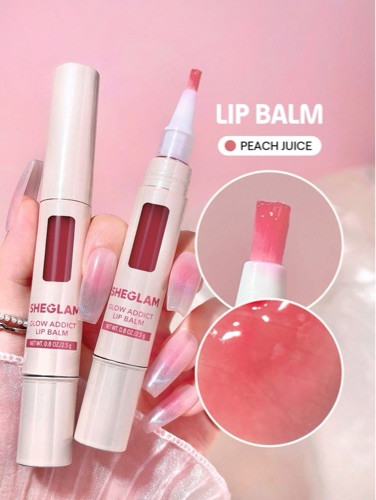 Imagen 1 de Bálsamo labial tipo gloss Peach Juice