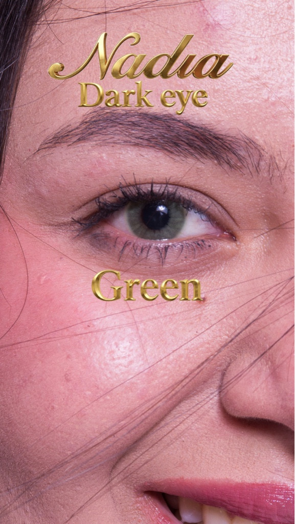 Imagen 1 de 6 pares Nadia Dark eye verde