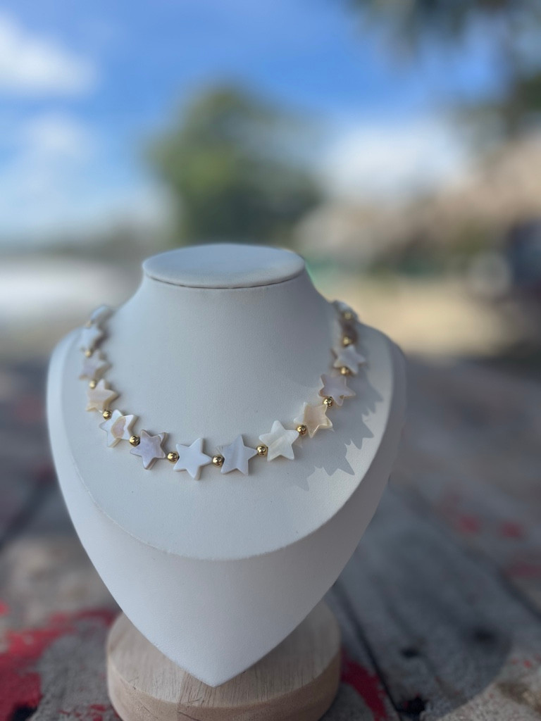 Imagen 1 de Collar estrellas nácar