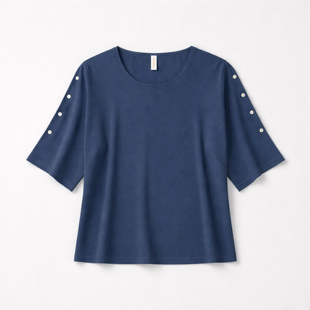 Imagen 1 de Blusa con botones en las mangas