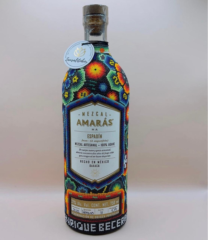 Imagen 1 de Botella mezcal AMARAS