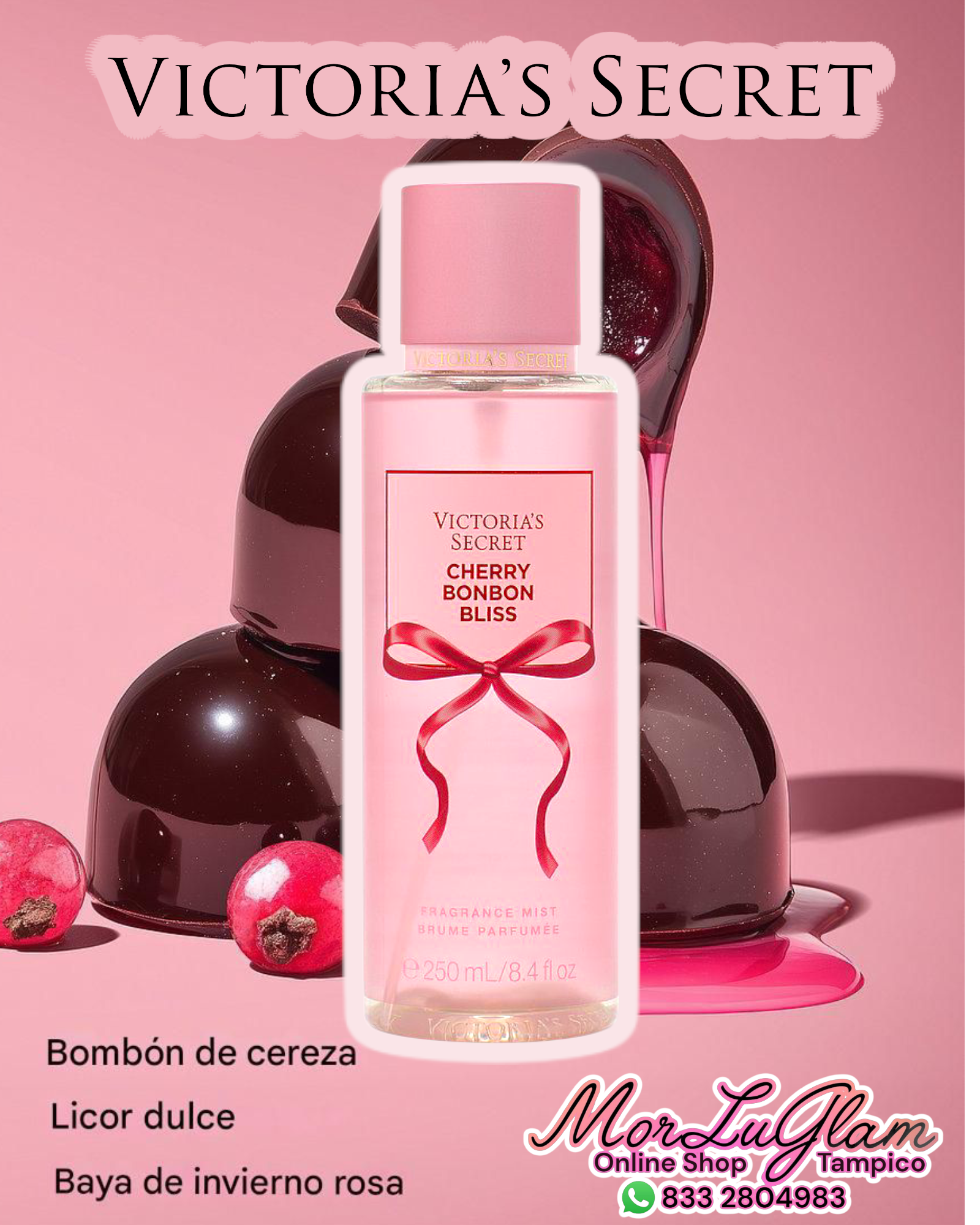 Imagen 1 de CHERRY BONBON BLISS Body Mist 250ml.
