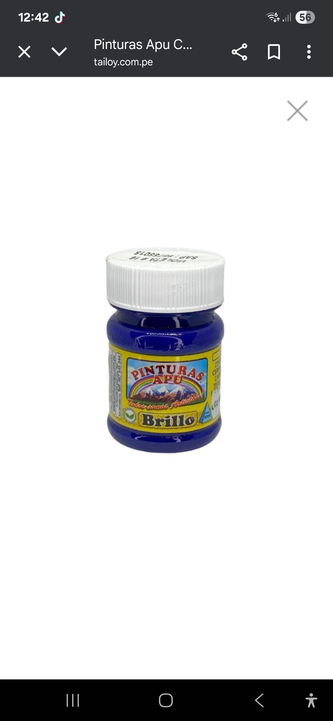 Imagen 1 de Apu 30 ml azul
