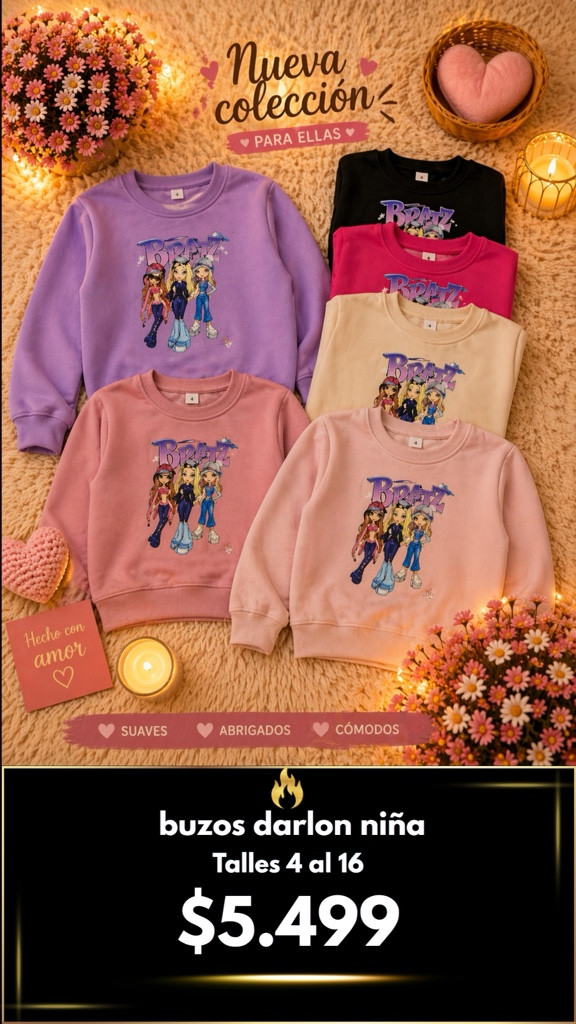 Imagen 1 de Buzos darlon niña $5.500 LLEGA EL MARTES
