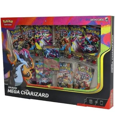 Imagem 1 de Box Mega Charizard 61 cartas