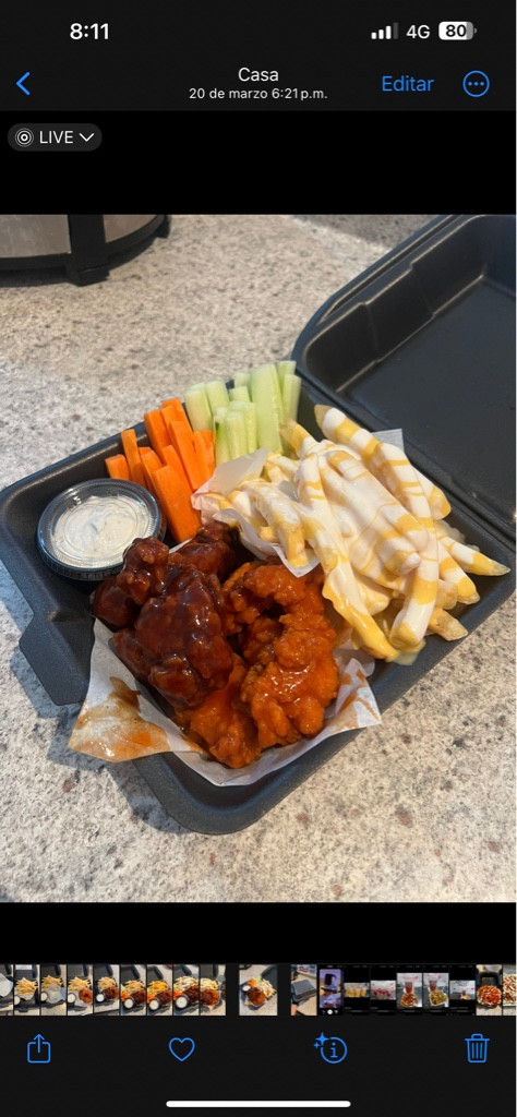Imagen 1 de Bonneles BBQ y Búfalo con papas francesas 8 piezas