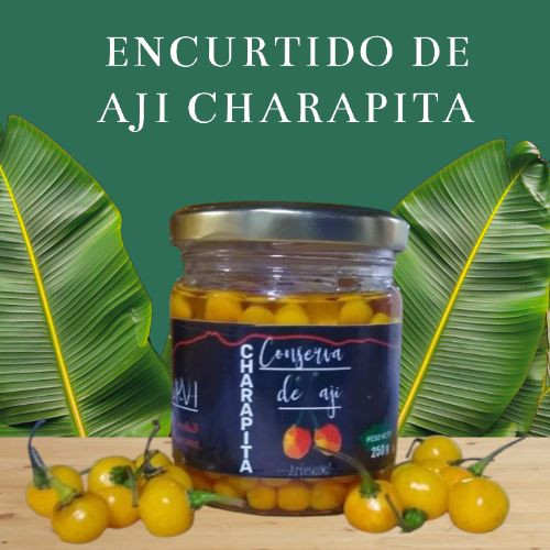 Imagen 1 de X. Encurtido de ajíes charapita envase de vidrio x 250gr.