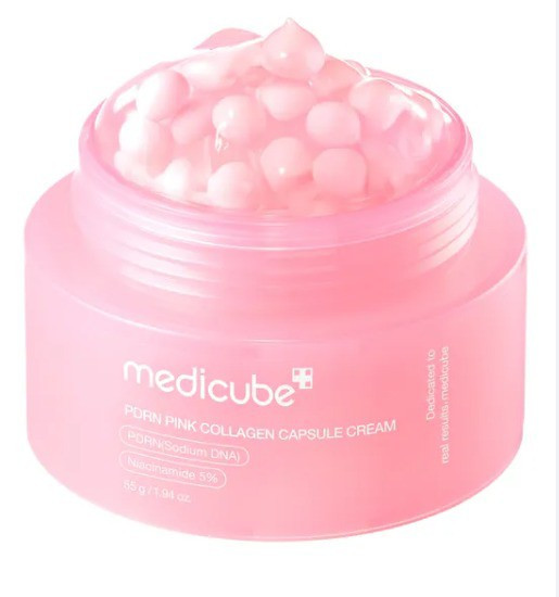 Imagen 1 de Crema con cápsulas PDRN Pink colágeno