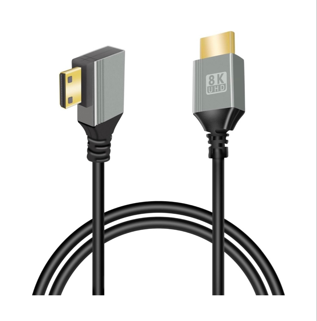 Imagen 1 de Cable Mini HDMI 90 Grados a HDMI