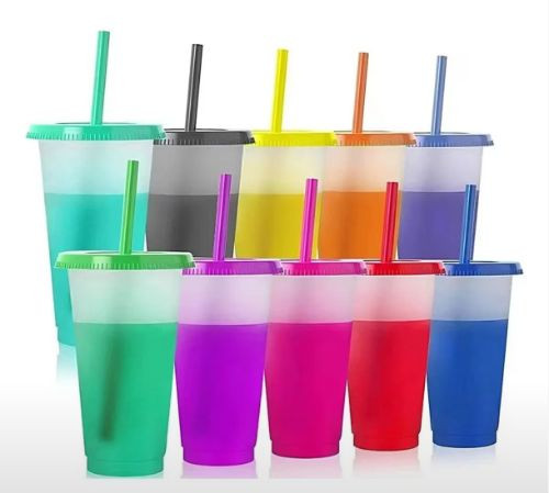 Imagen 1 de 10 vasos 24oz colores mixtos