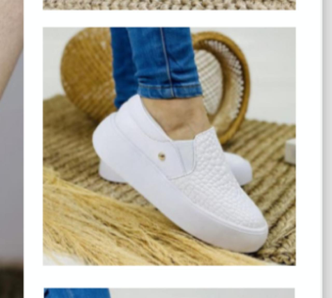 Imagen 1 de Mocasin / Zapatilla Blancas