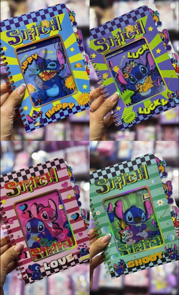 Imagen 1 de Agenda stitch 5 materias con ventanita