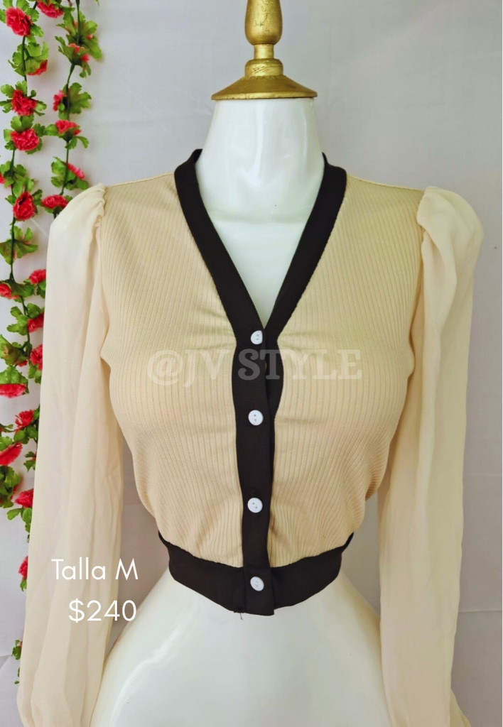 Imagen 1 de Blusa casual de manga larga