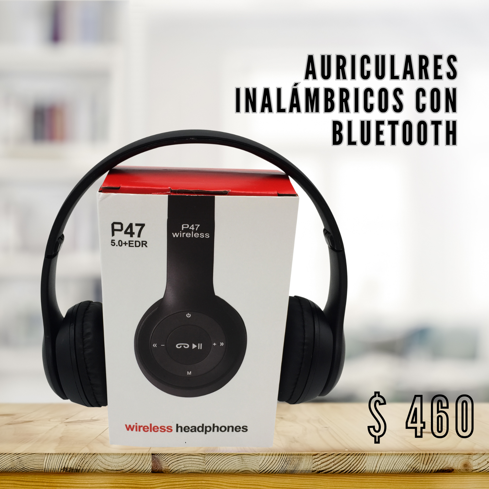 Imagen 1 de Auriculares inalámbricos con Bluetooth de vincha