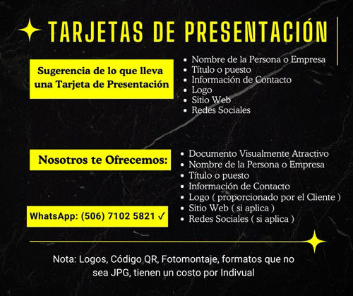 Imagen 1 de Tarjetas de PRESENTACIÓN