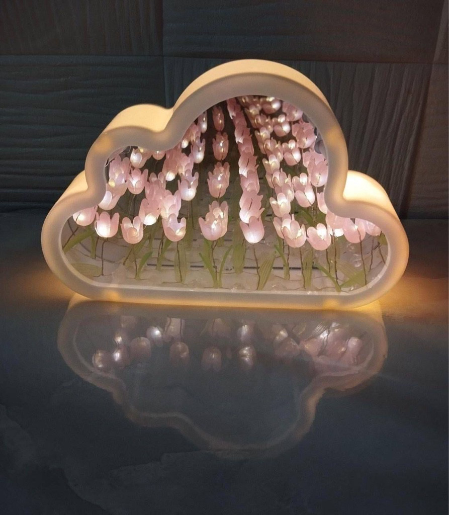 Imagen 1 de Lámpara tulipanes nube