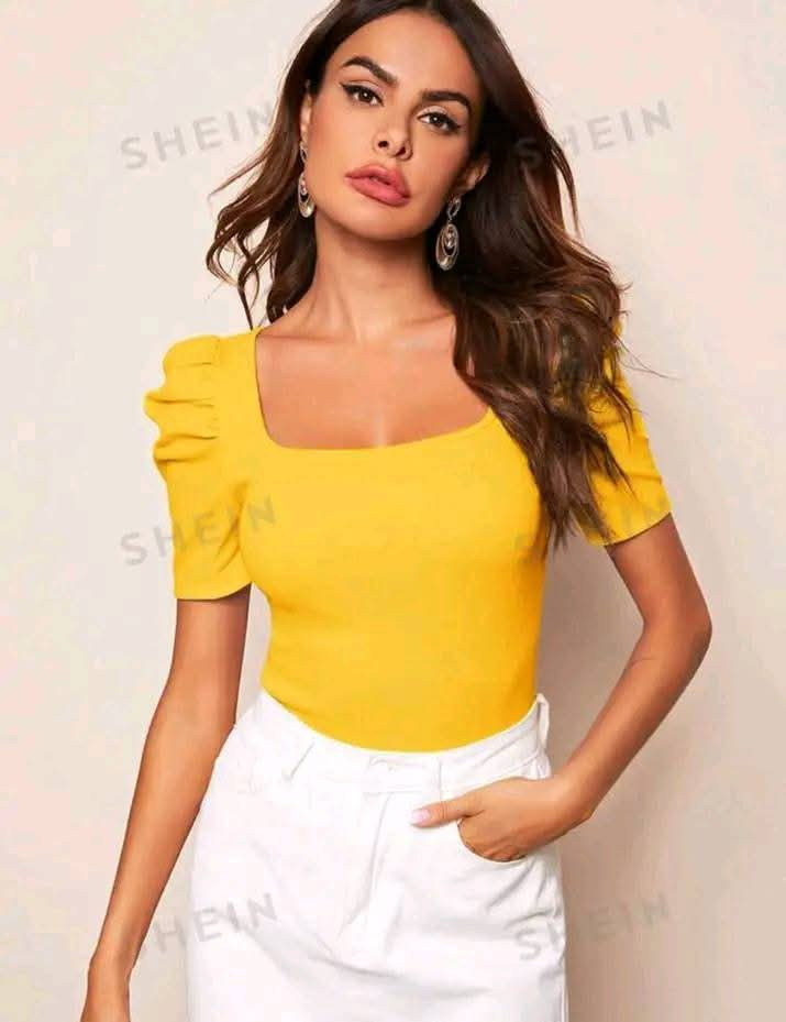 Imagen 1 de Blusa amarilla Shein