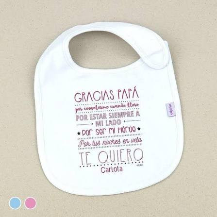Imagen 1 de Babero de bebé personalizado
