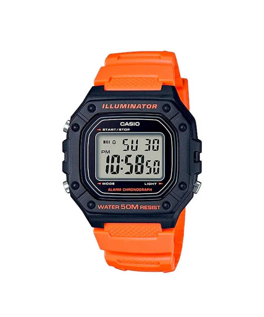 Imagen 1 de RELOJ CASIO W-218H-4B2VDF -NARANJADO