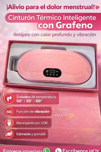 Imagen 1 de Cinturón Térmico Inteligente con Vibración para Dolor Menstrual y Abdominal