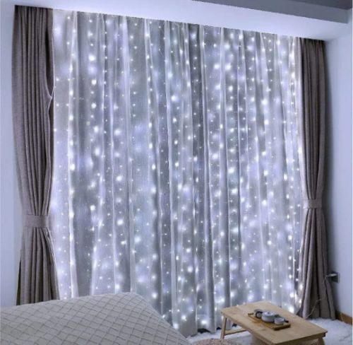 Imagen 1 de *CORTINA DE LUCES DECORACION PARA EXTERIOR E INTERIOR 3x3 metros*💡💡💡