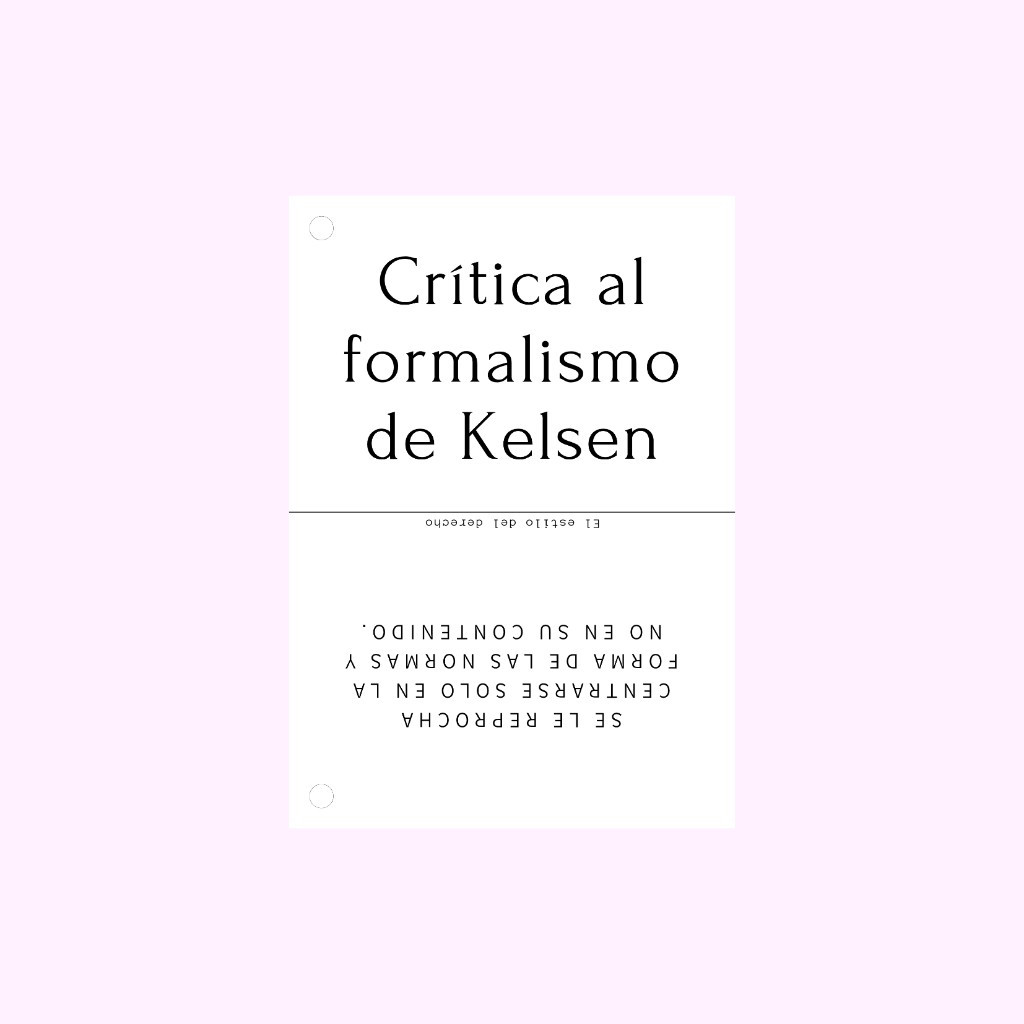 Imagen 1 de Flashcards de críticas sobre kelsen