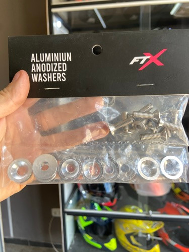 Imagen 1 de Arandelas Anodizada plateadas 6mm