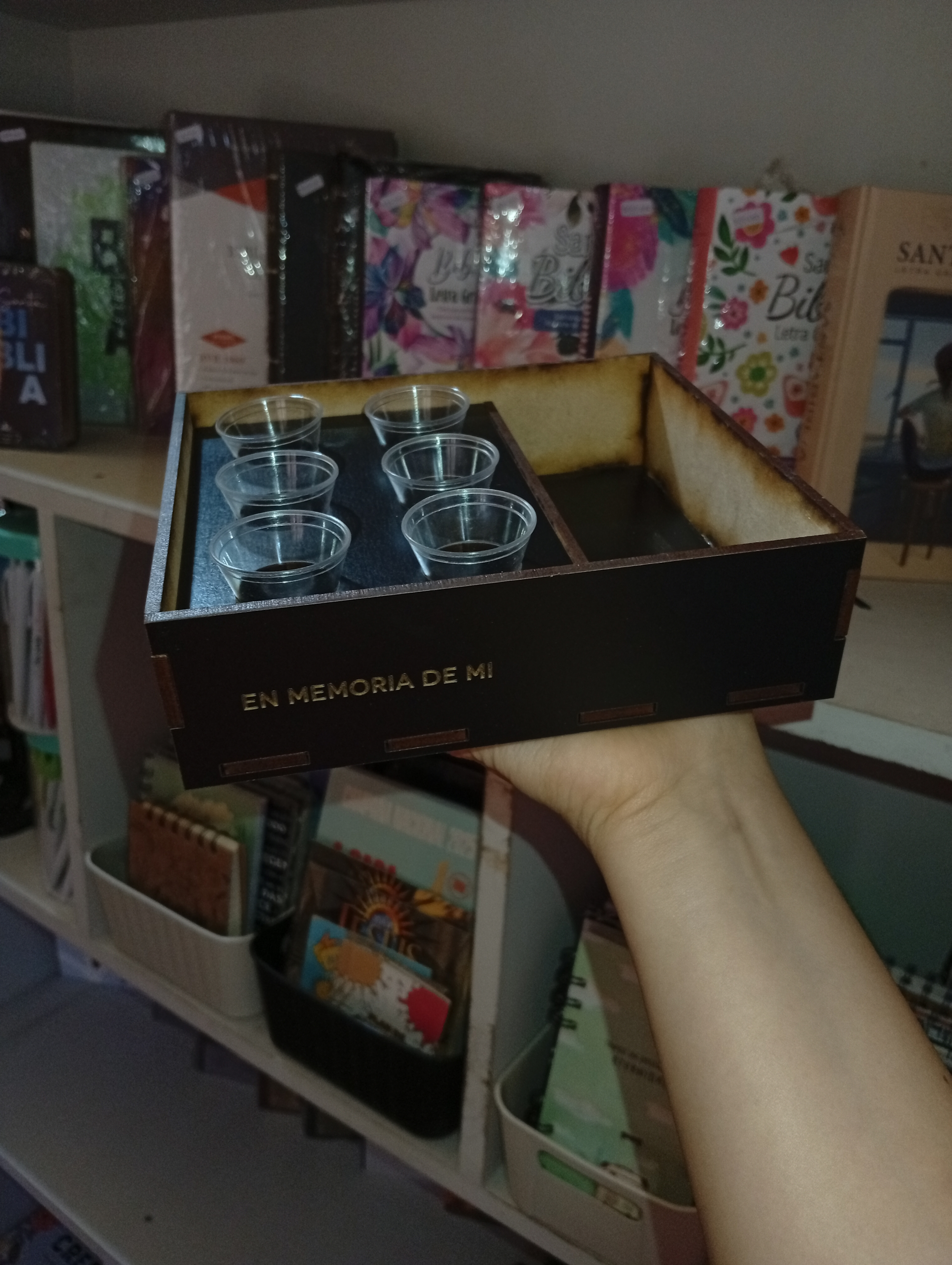 Imagen 1 de Bandeja para santa cena 6 copitas