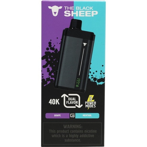 Imagem 1 de Uva e Menthol - Black Sheep 40 mil