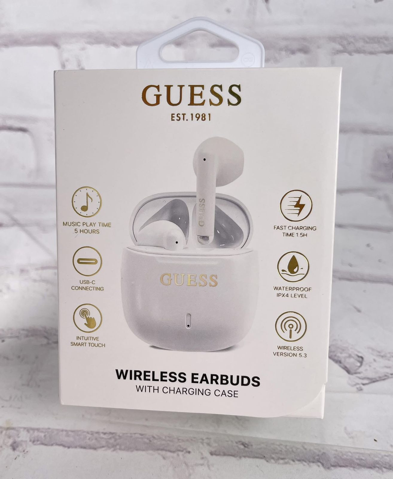 Imagen 1 de Audífonos Guess blanco