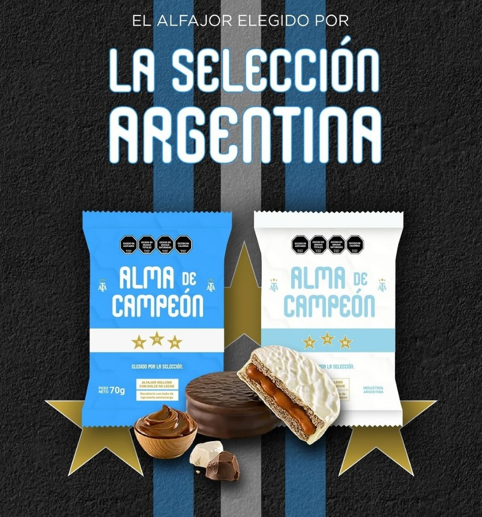 Imagen 1 de Alfajor alma de campeon blanco x 12